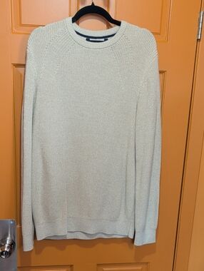 Denver Hayes Men's Crewneck Sweater in Cream